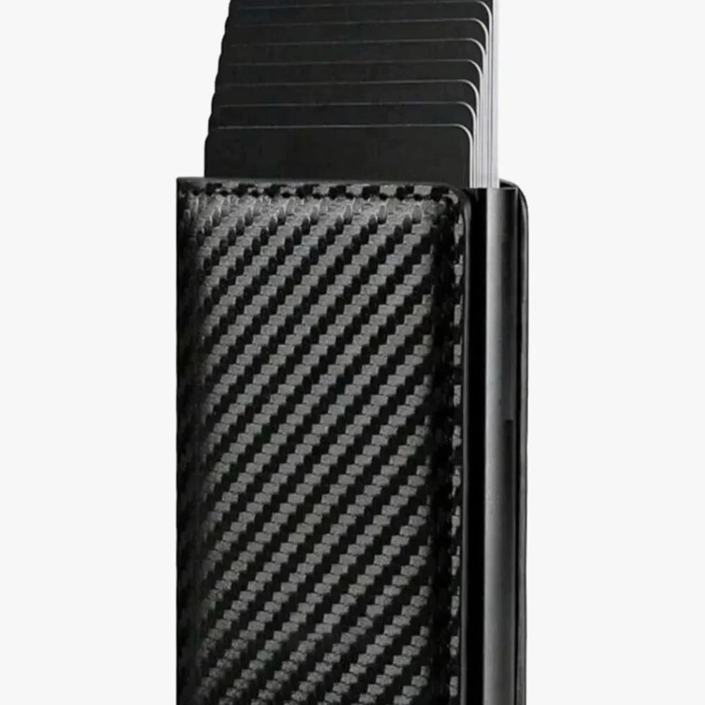 Black Carbon Fiber Wallet
